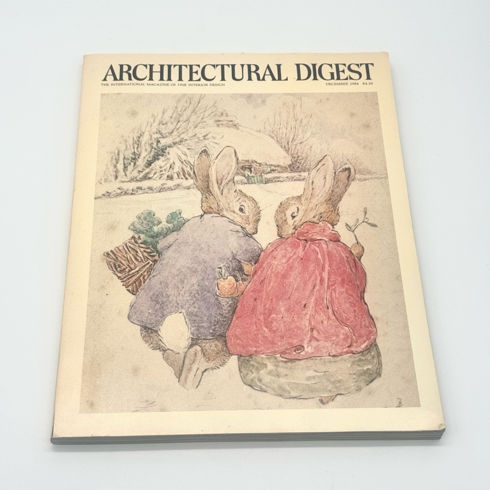 Architectural Digest Vintage 1984 Magazine